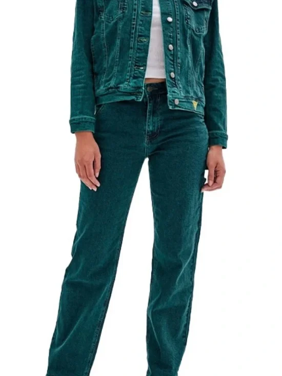 RARE Guess? Originals x Batman Green Denim Carpenter Jeans - Picture 2 of 12